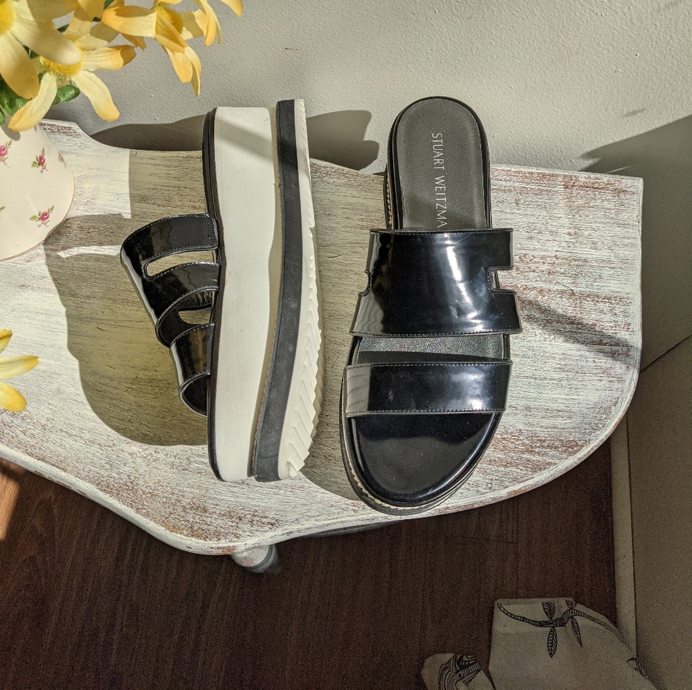 Stuart Weitzman Platform Sandle - Picture 2 of 5
